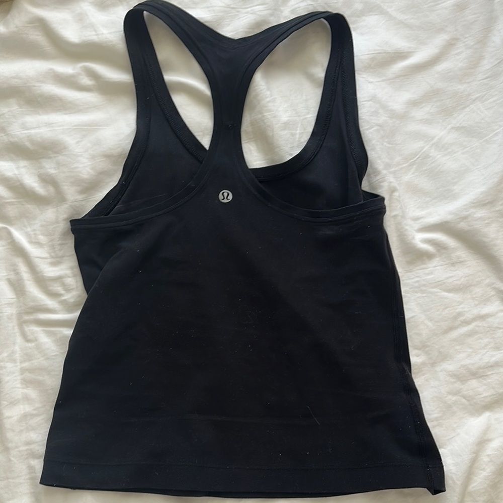 Black Racerback Tank Top - Picture 2 of 2